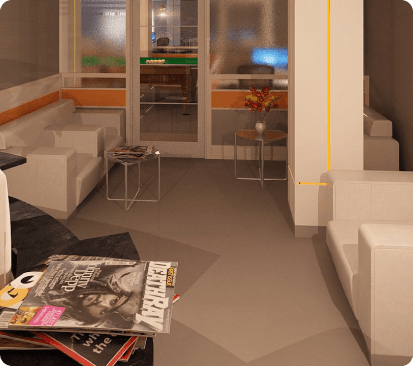 Office Space interior design by Sannedhan Homes in Bengaluru — image 2
