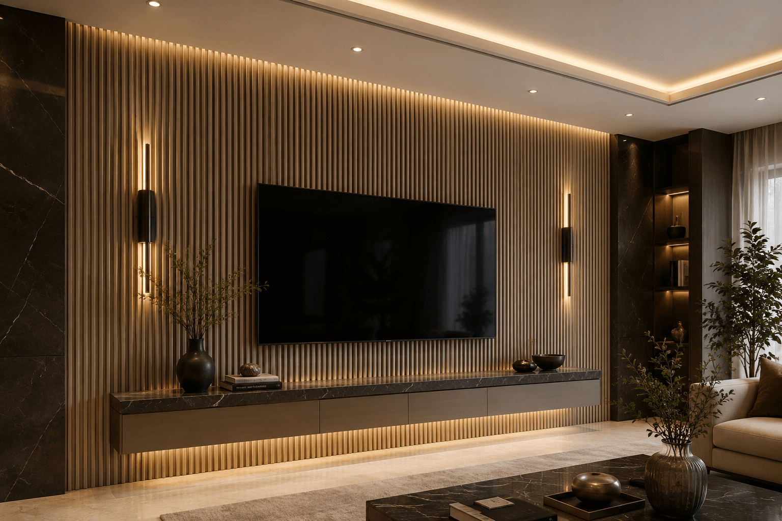 Panel Rafters interior design by Sannedhan Homes in Bengaluru — image 2