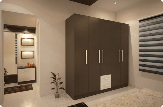 Wardrobes interior design by Sannedhan Homes in Bengaluru — image 1